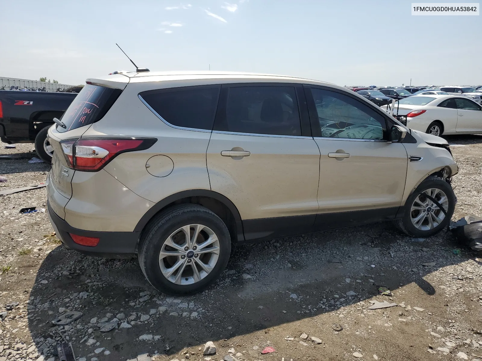 2017 Ford Escape Se VIN: 1FMCU0GD0HUA53842 Lot: 52396414