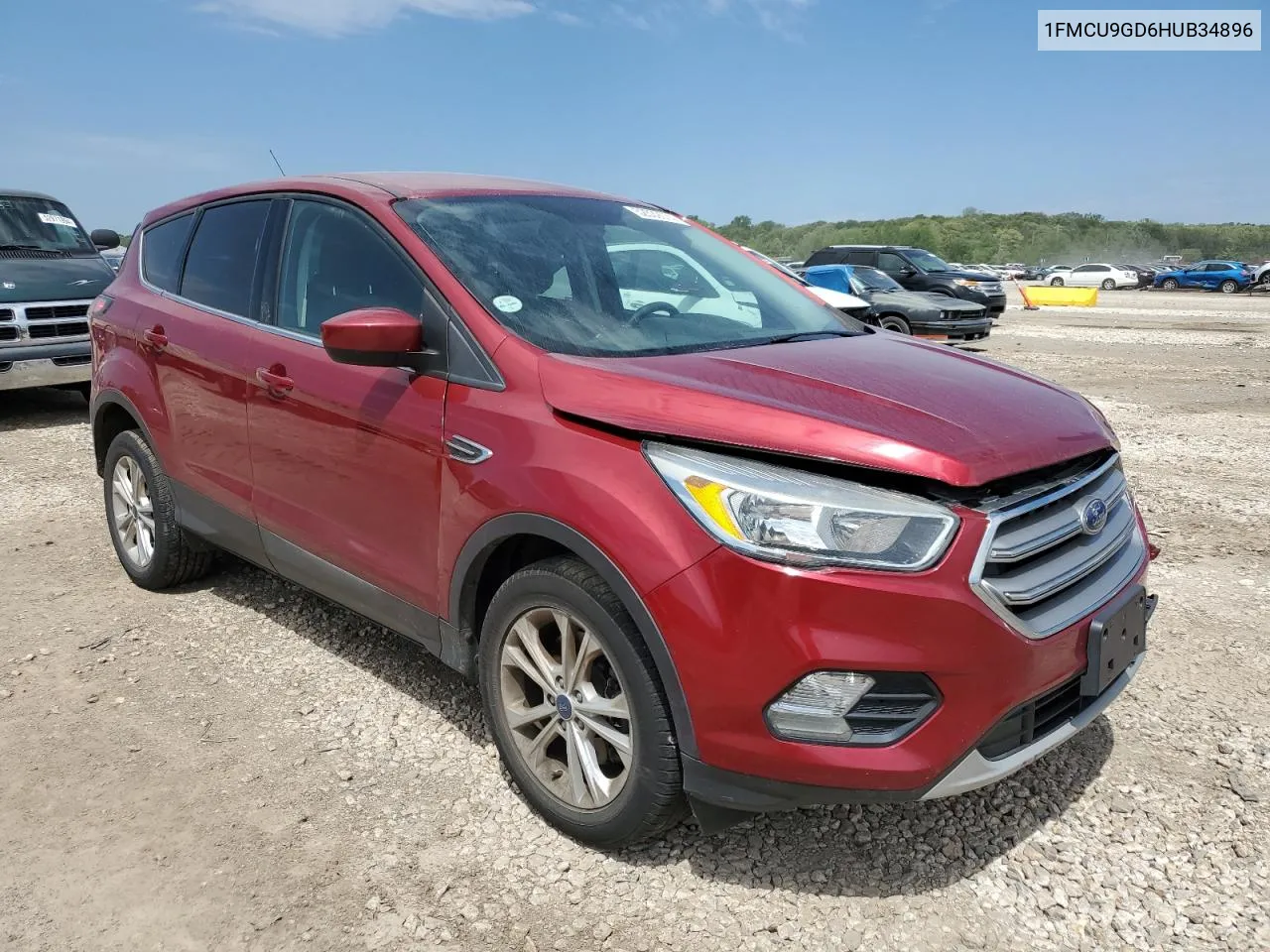 2017 Ford Escape Se VIN: 1FMCU9GD6HUB34896 Lot: 52539074