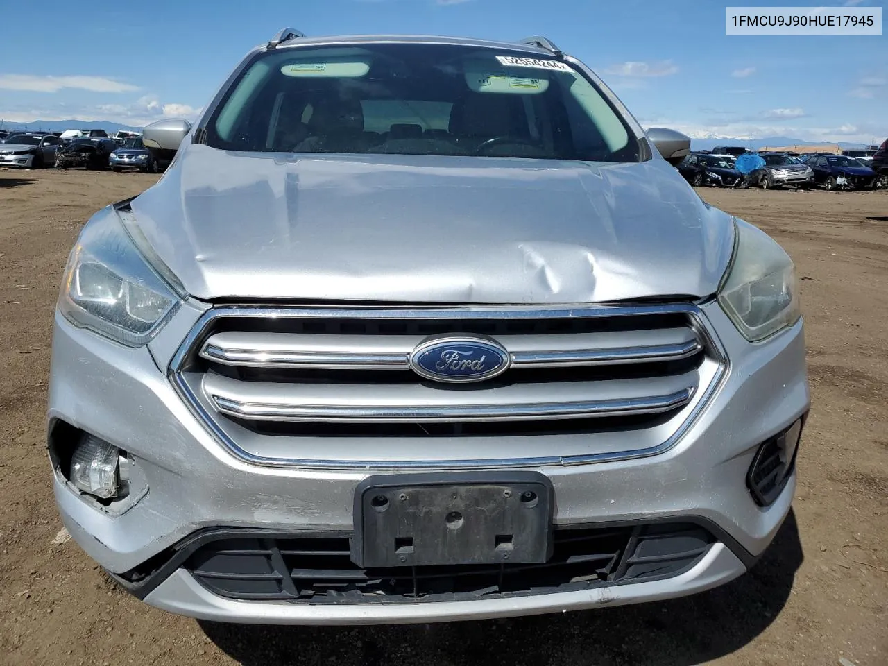 2017 Ford Escape Titanium VIN: 1FMCU9J90HUE17945 Lot: 52554244