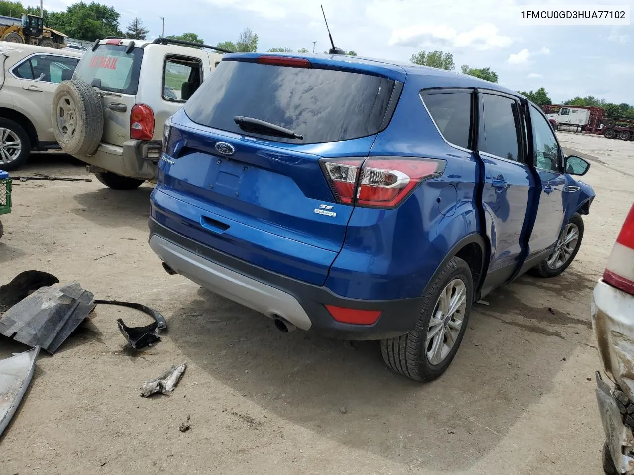 2017 Ford Escape Se VIN: 1FMCU0GD3HUA77102 Lot: 54799234