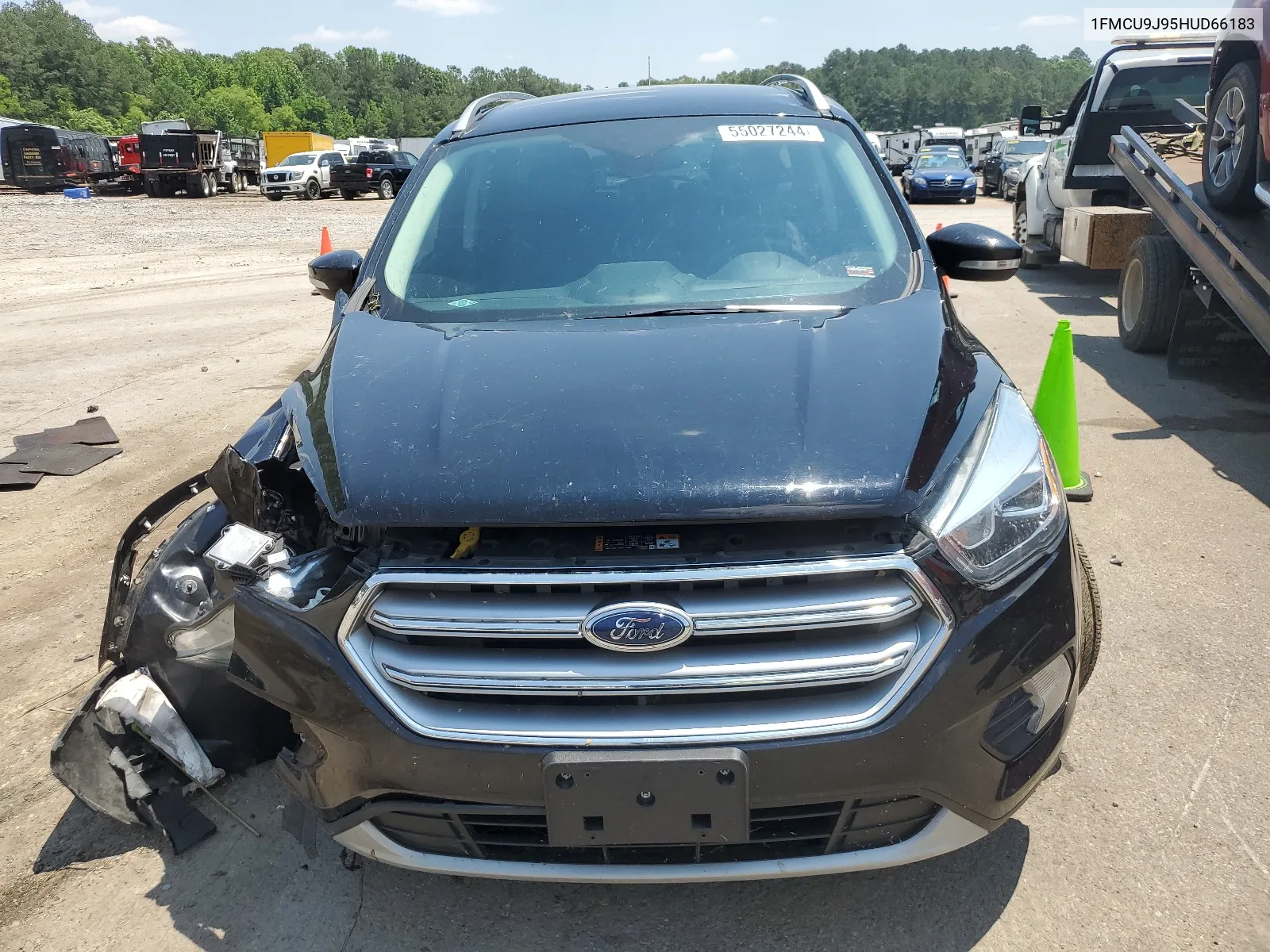 2017 Ford Escape Titanium VIN: 1FMCU9J95HUD66183 Lot: 55027244