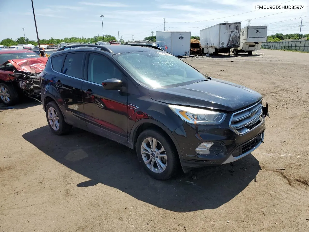 2017 Ford Escape Se VIN: 1FMCU9GD5HUD85974 Lot: 55942594