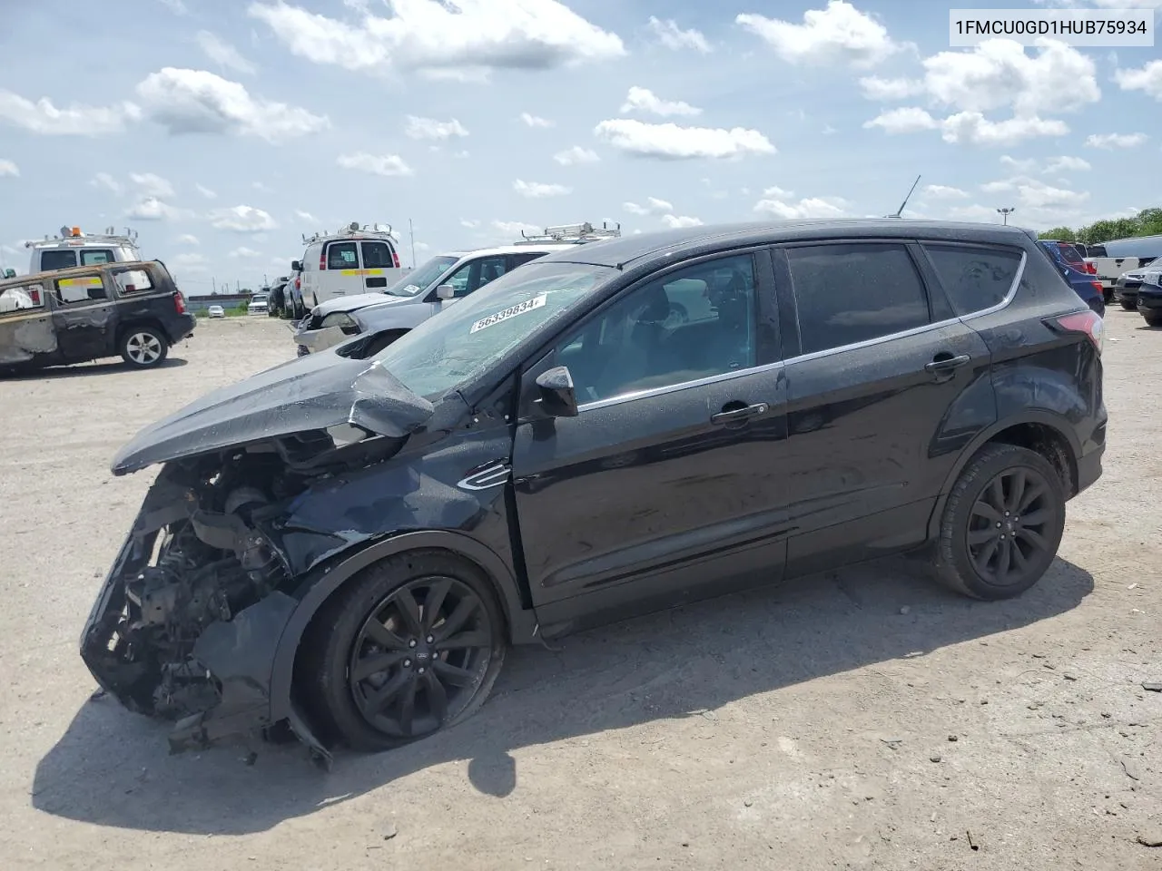 2017 Ford Escape Se VIN: 1FMCU0GD1HUB75934 Lot: 56339834