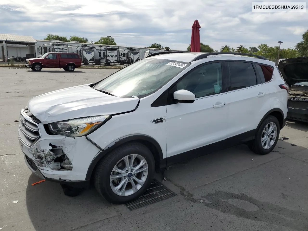 2017 Ford Escape Se VIN: 1FMCU0GD5HUA69213 Lot: 57145484