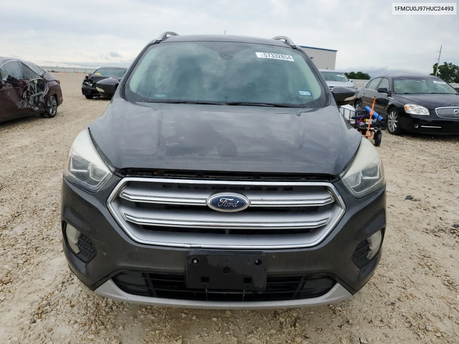 2017 Ford Escape Titanium VIN: 1FMCU0J97HUC24493 Lot: 57332854