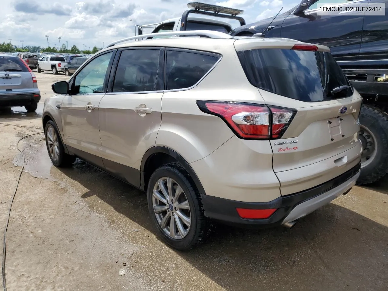 2017 Ford Escape Titanium VIN: 1FMCU0JD2HUE72414 Lot: 57350094