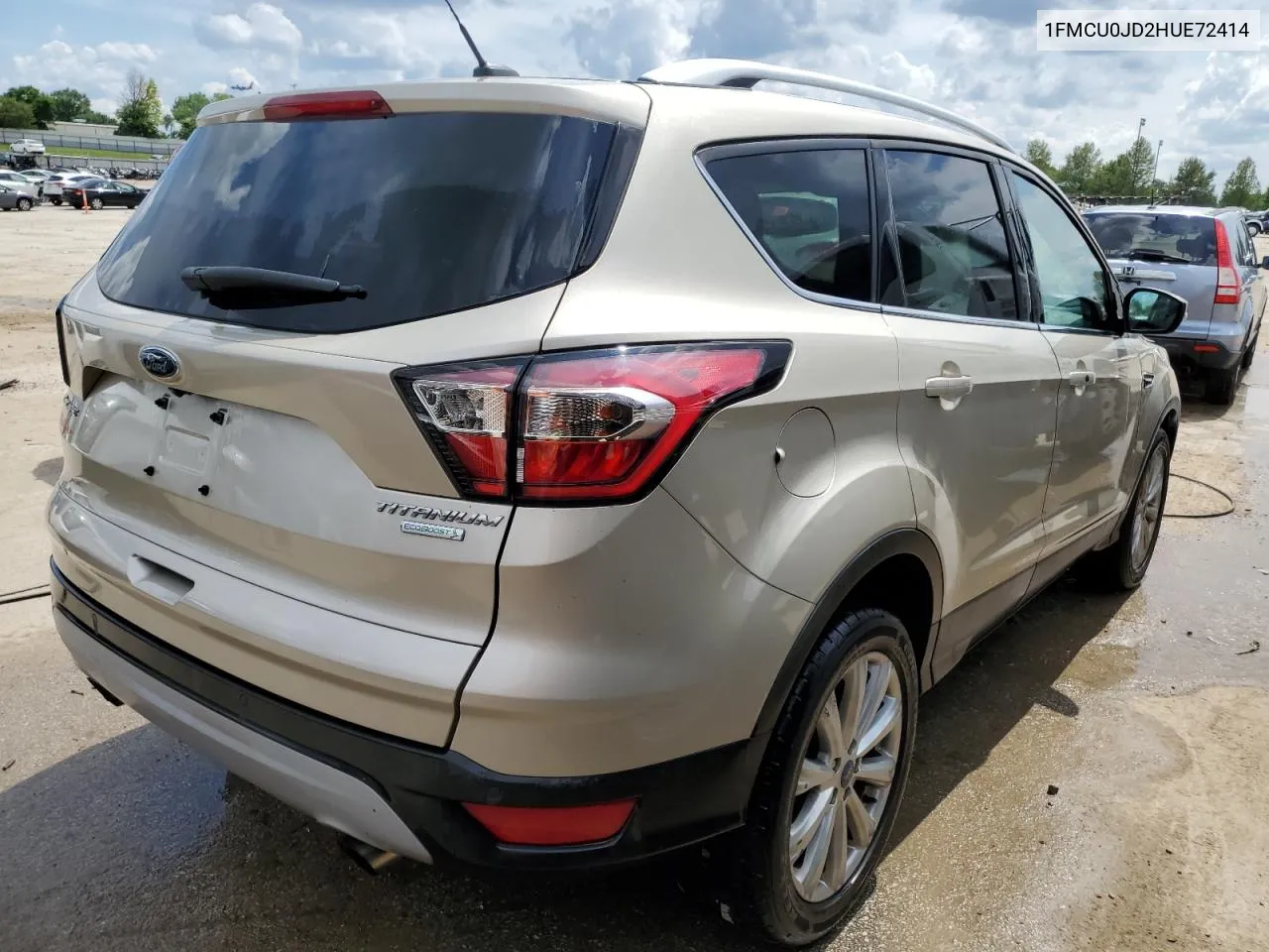 2017 Ford Escape Titanium VIN: 1FMCU0JD2HUE72414 Lot: 57350094