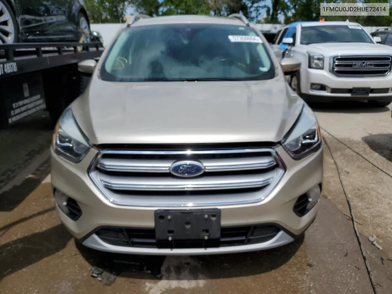 2017 Ford Escape Titanium VIN: 1FMCU0JD2HUE72414 Lot: 57350094