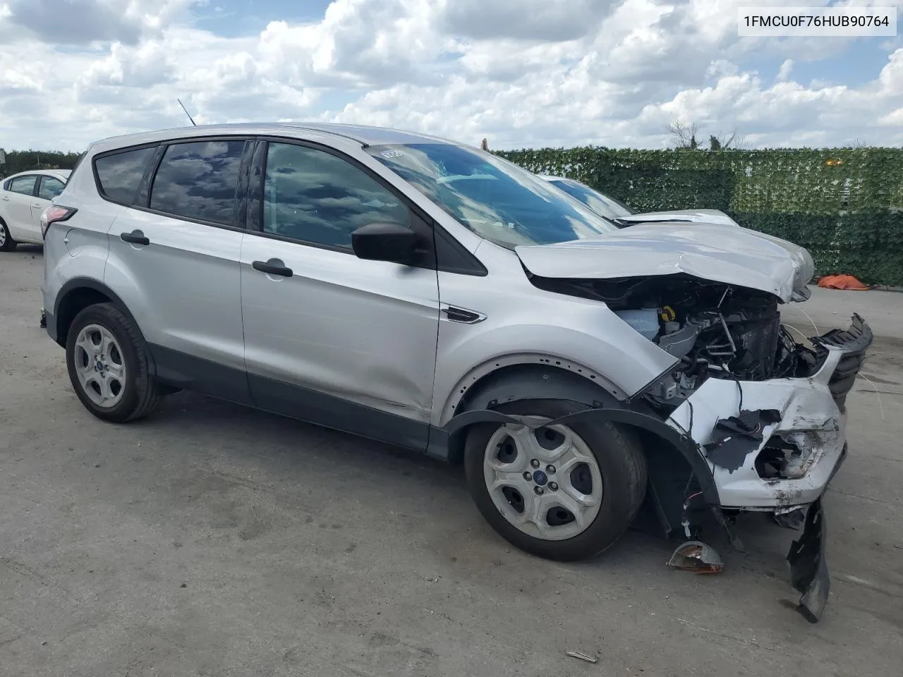 2017 Ford Escape S VIN: 1FMCU0F76HUB90764 Lot: 57555984