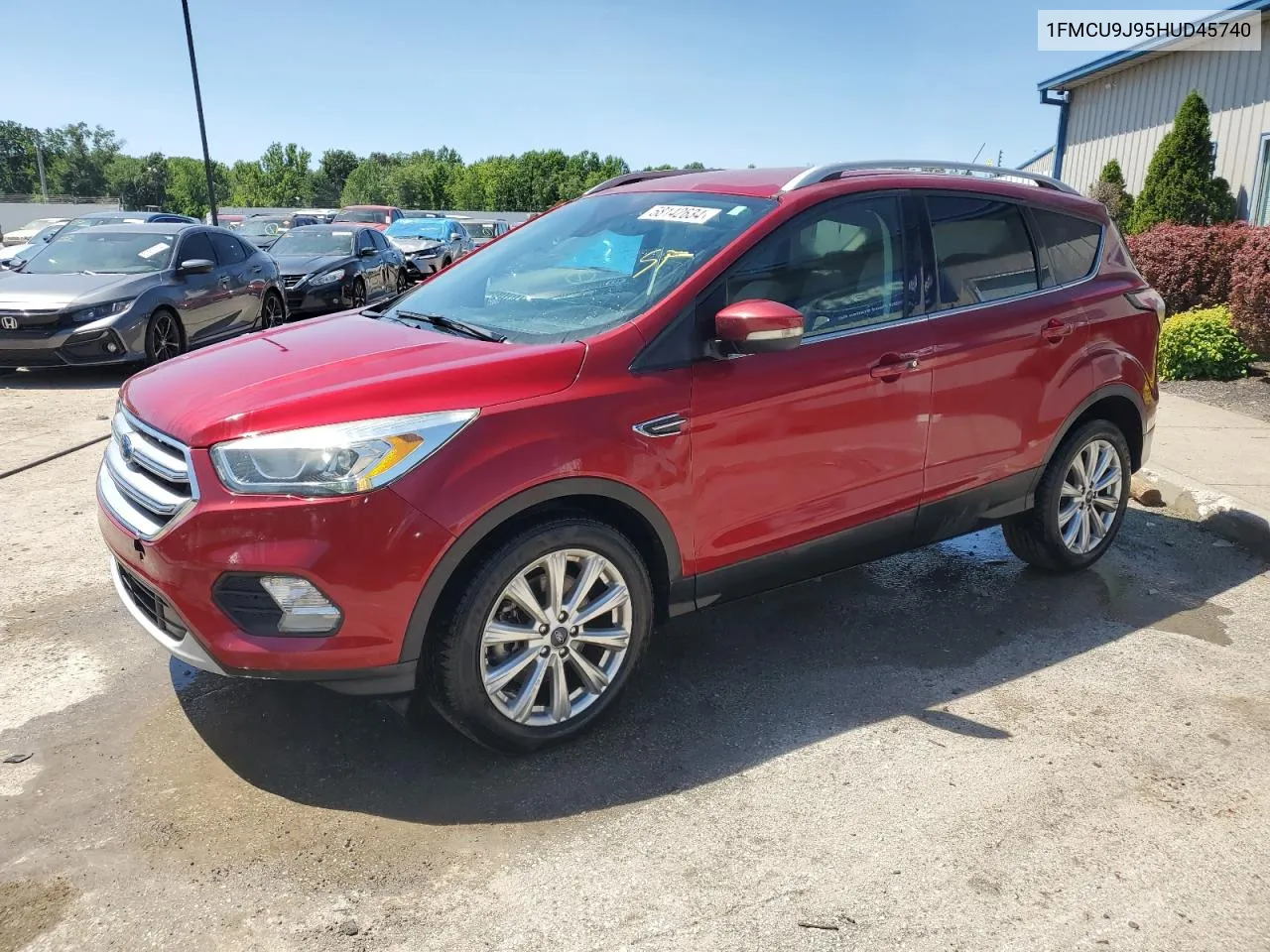 2017 Ford Escape Titanium VIN: 1FMCU9J95HUD45740 Lot: 58142634