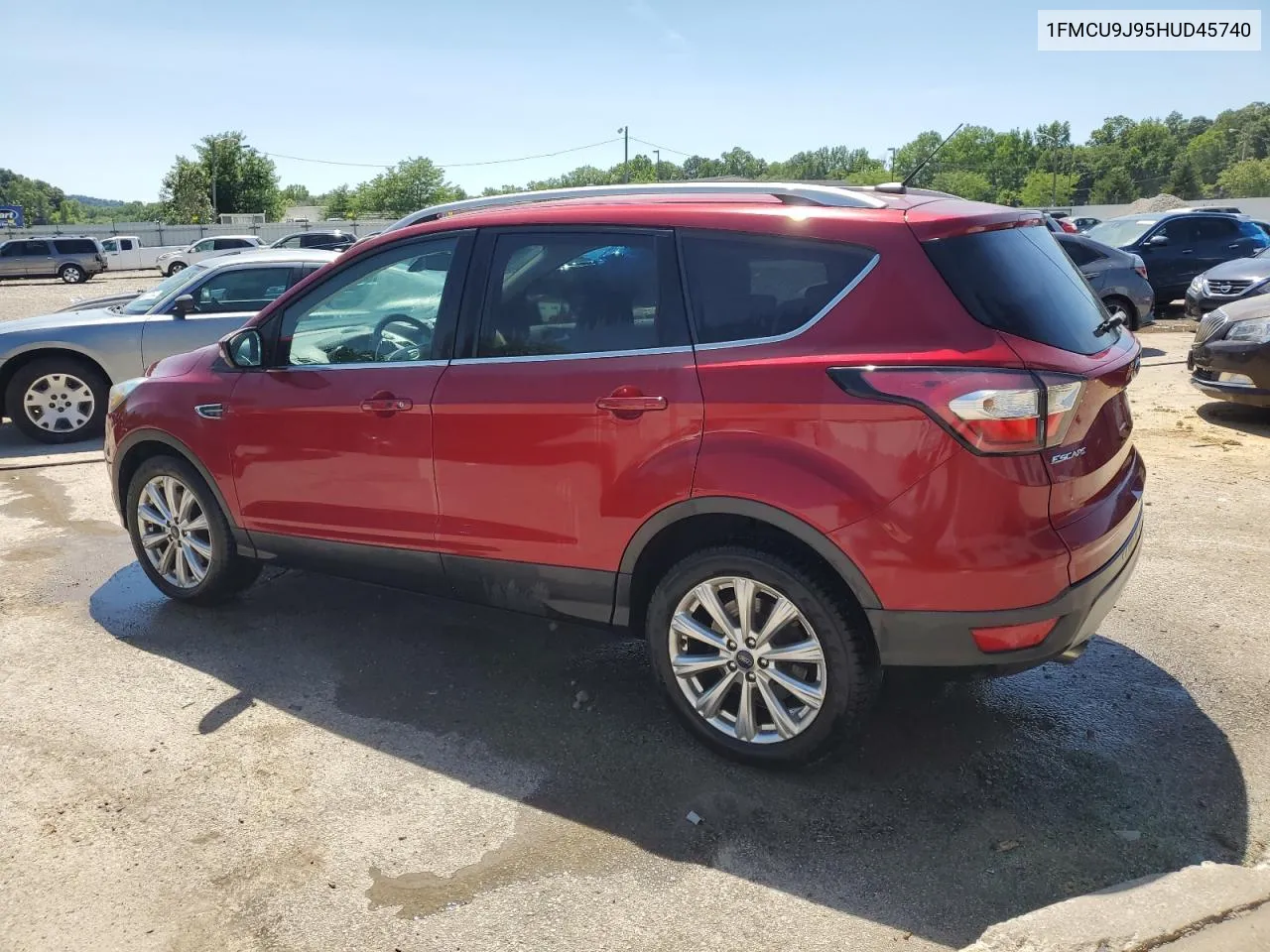 2017 Ford Escape Titanium VIN: 1FMCU9J95HUD45740 Lot: 58142634