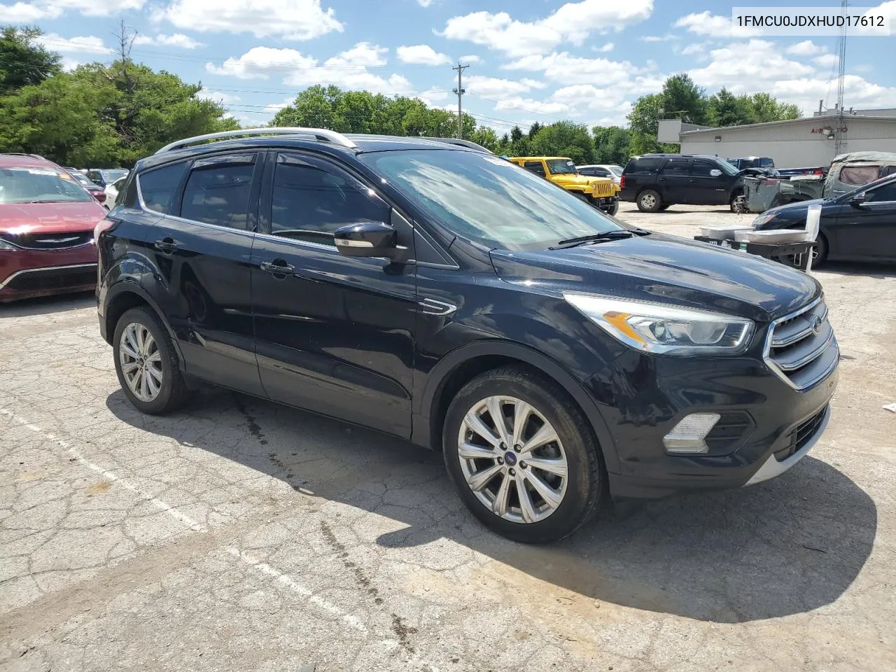 2017 Ford Escape Titanium VIN: 1FMCU0JDXHUD17612 Lot: 58307954