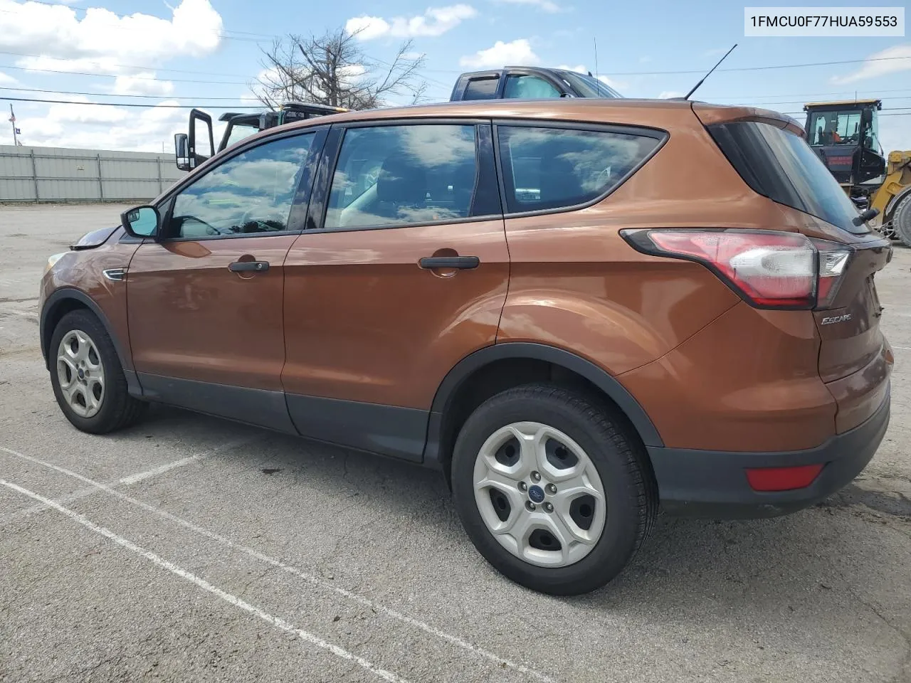 2017 Ford Escape S VIN: 1FMCU0F77HUA59553 Lot: 58551614