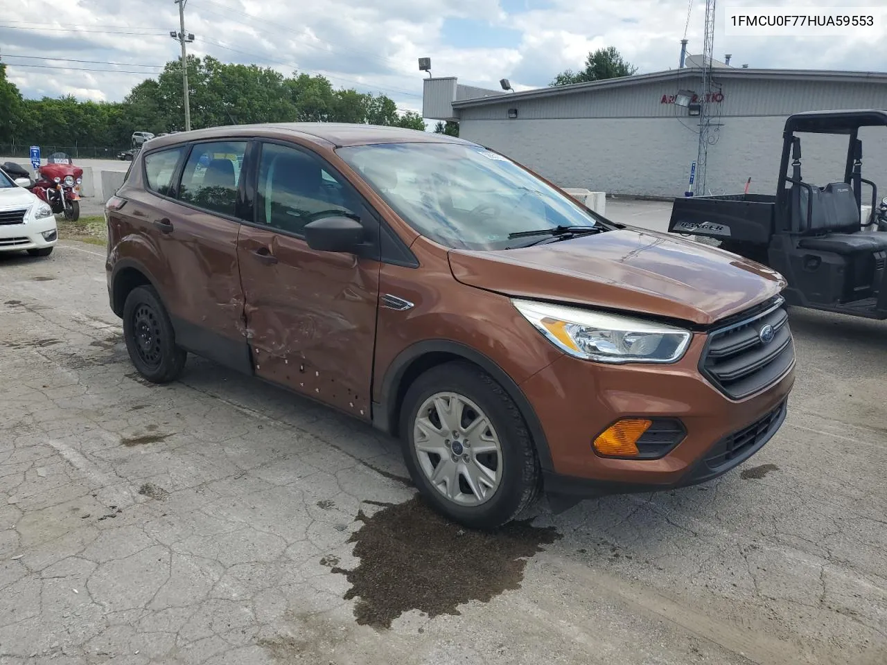 2017 Ford Escape S VIN: 1FMCU0F77HUA59553 Lot: 58551614