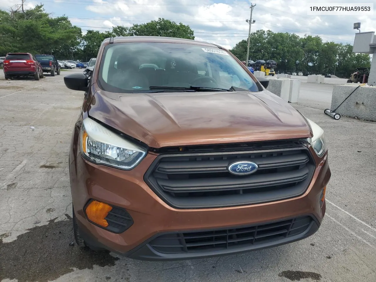 2017 Ford Escape S VIN: 1FMCU0F77HUA59553 Lot: 58551614