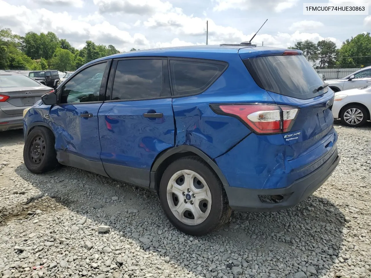 2017 Ford Escape S VIN: 1FMCU0F74HUE30863 Lot: 58924154