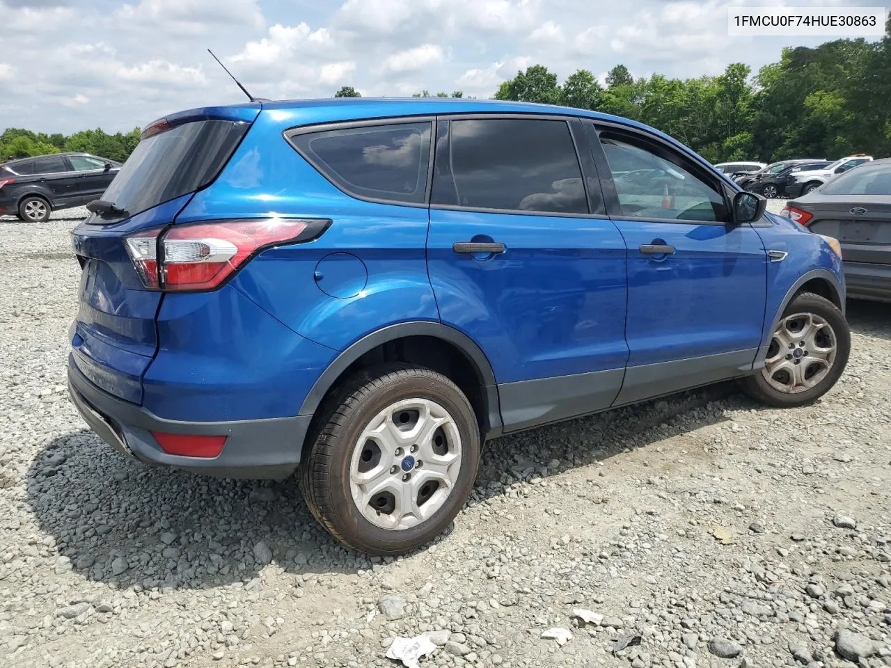 2017 Ford Escape S VIN: 1FMCU0F74HUE30863 Lot: 58924154