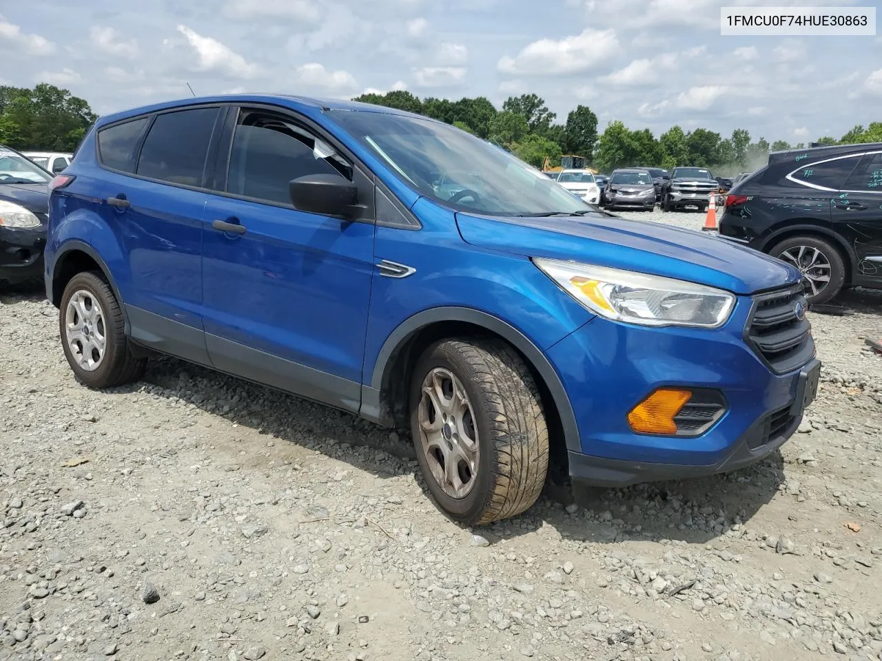 2017 Ford Escape S VIN: 1FMCU0F74HUE30863 Lot: 58924154