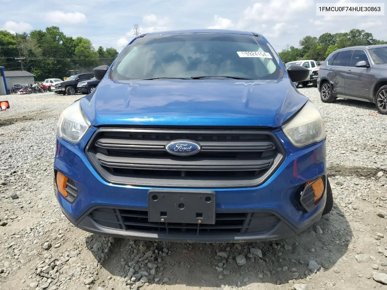 2017 Ford Escape S VIN: 1FMCU0F74HUE30863 Lot: 58924154