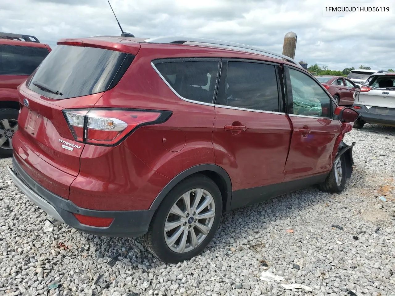 2017 Ford Escape Titanium VIN: 1FMCU0JD1HUD56119 Lot: 59135484