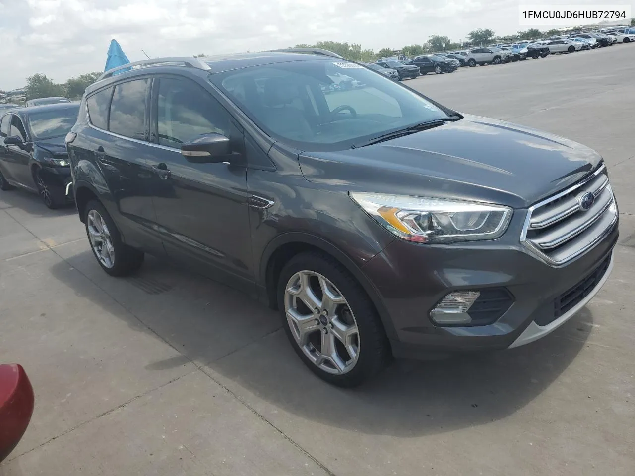 2017 Ford Escape Titanium VIN: 1FMCU0JD6HUB72794 Lot: 59569444