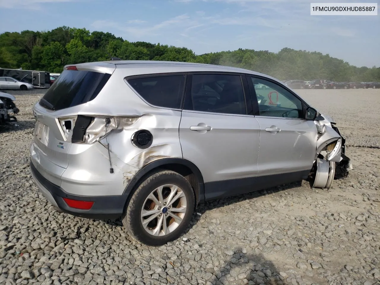 2017 Ford Escape Se VIN: 1FMCU9GDXHUD85887 Lot: 59634744