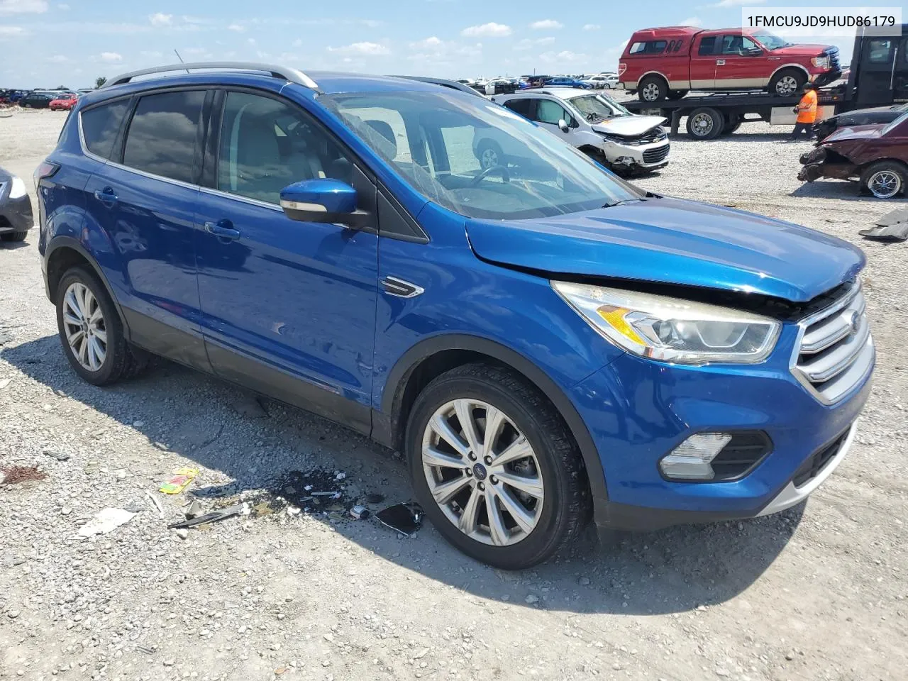 2017 Ford Escape Titanium VIN: 1FMCU9JD9HUD86179 Lot: 59978904