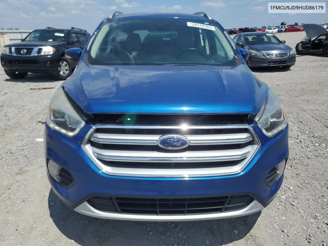 2017 Ford Escape Titanium VIN: 1FMCU9JD9HUD86179 Lot: 59978904