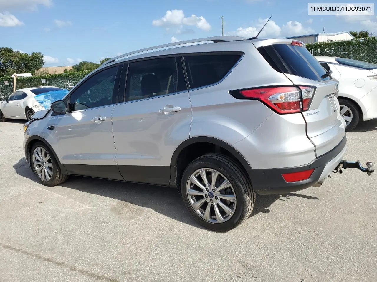 2017 Ford Escape Titanium VIN: 1FMCU0J97HUC93071 Lot: 60107944