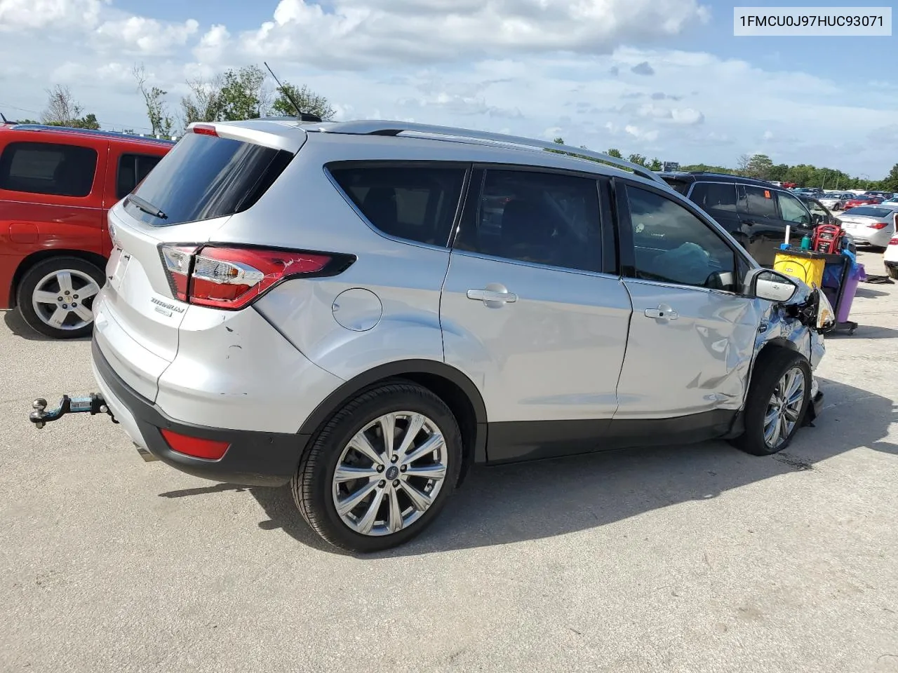 2017 Ford Escape Titanium VIN: 1FMCU0J97HUC93071 Lot: 60107944