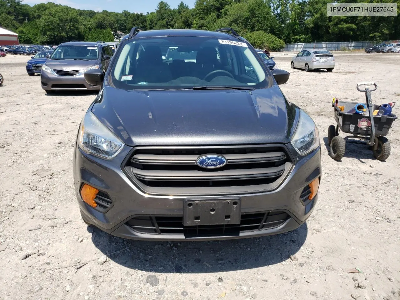 2017 Ford Escape S VIN: 1FMCU0F71HUE27645 Lot: 61100884