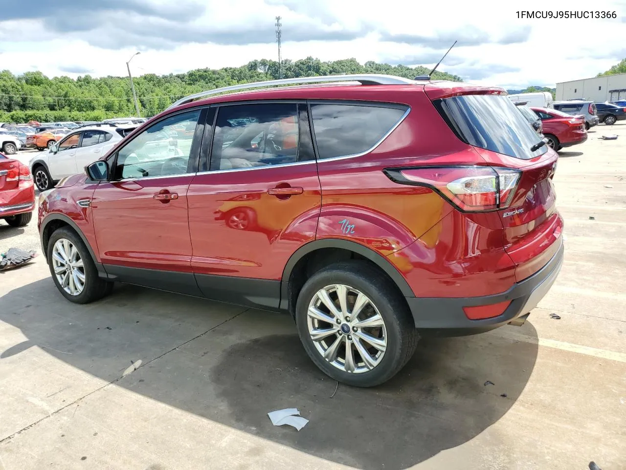 2017 Ford Escape Titanium VIN: 1FMCU9J95HUC13366 Lot: 61545924