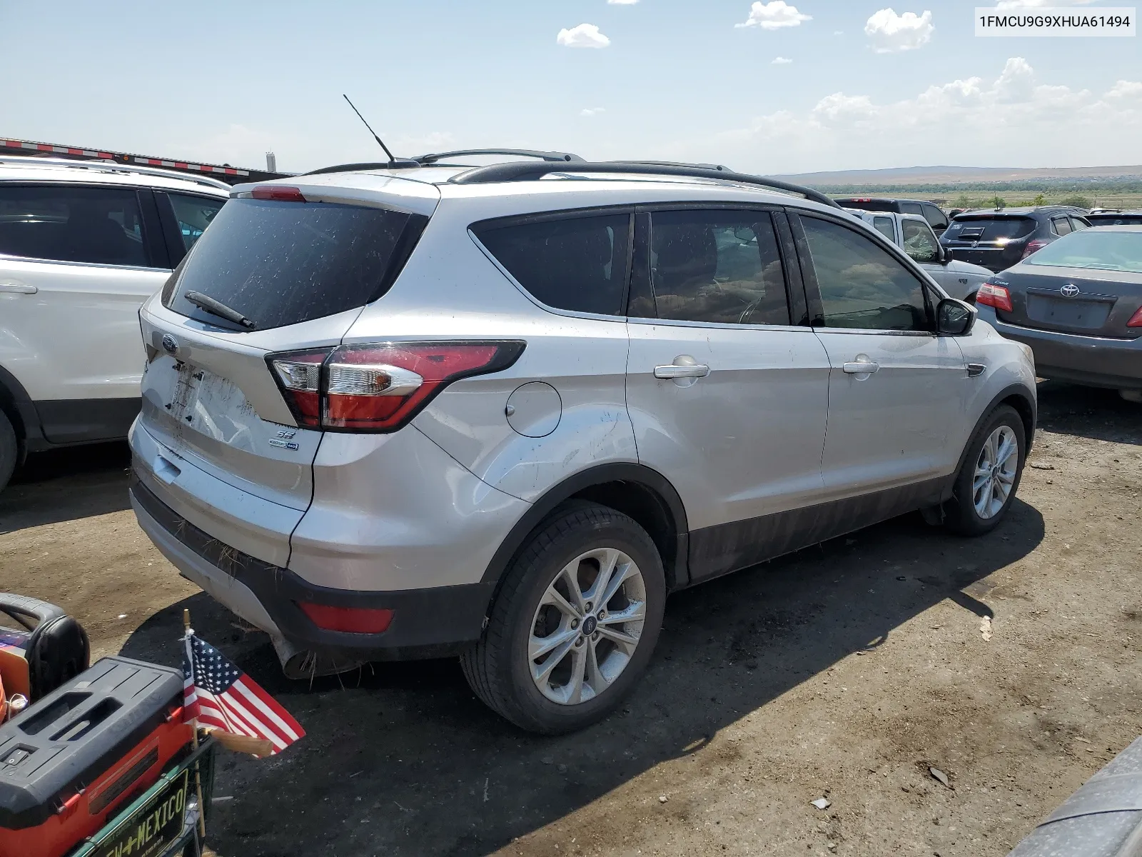 2017 Ford Escape Se VIN: 1FMCU9G9XHUA61494 Lot: 63405594