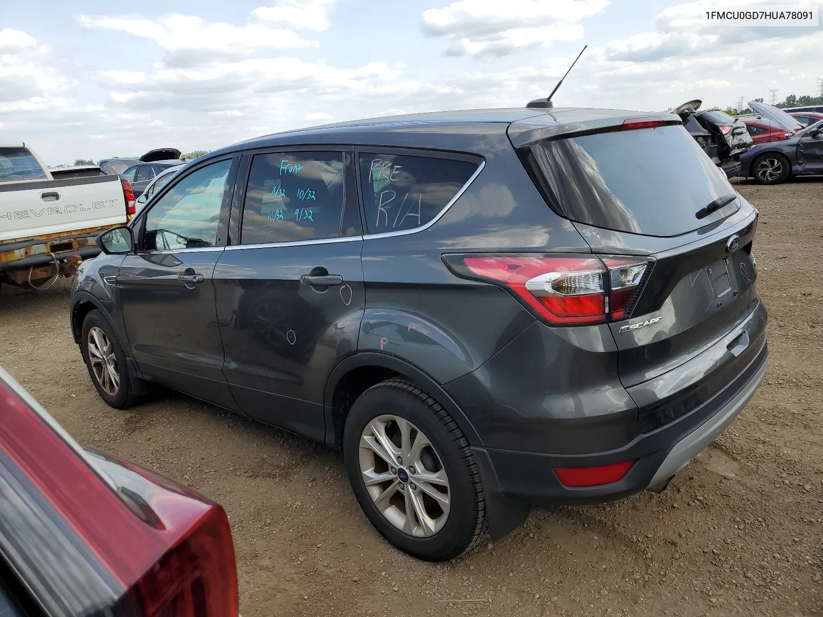 2017 Ford Escape Se VIN: 1FMCU0GD7HUA78091 Lot: 63551344