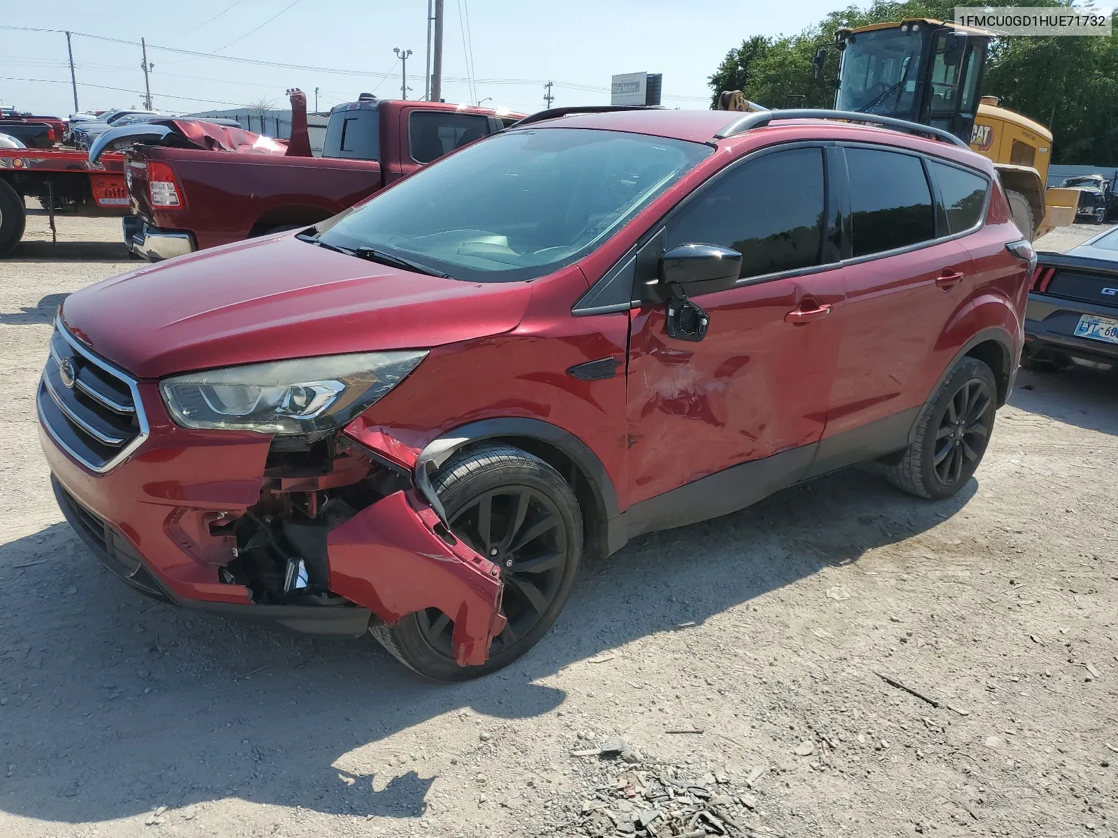 2017 Ford Escape Se VIN: 1FMCU0GD1HUE71732 Lot: 63928464