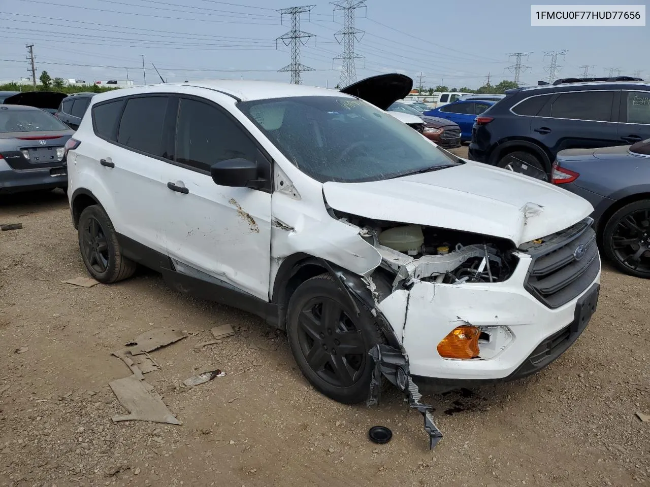 2017 Ford Escape S VIN: 1FMCU0F77HUD77656 Lot: 64070554