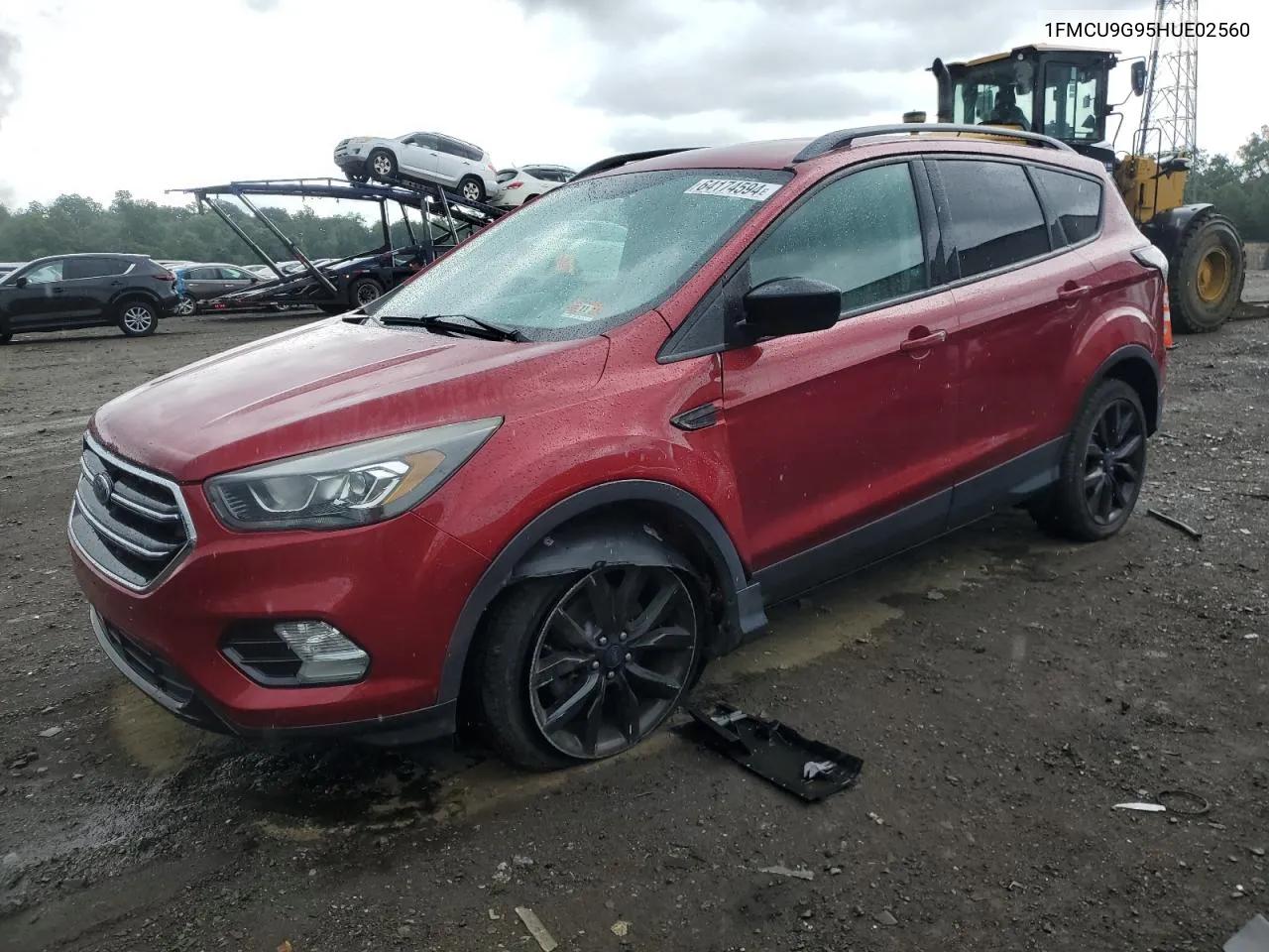 2017 Ford Escape Se VIN: 1FMCU9G95HUE02560 Lot: 64174594