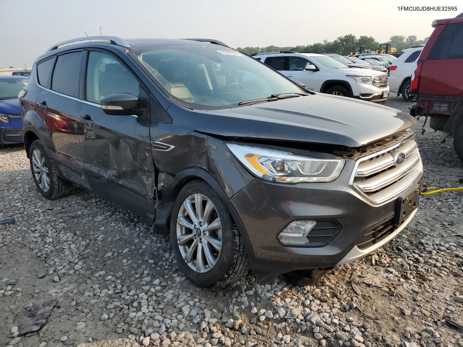 2017 Ford Escape Titanium VIN: 1FMCU0JD8HUE32595 Lot: 64247984