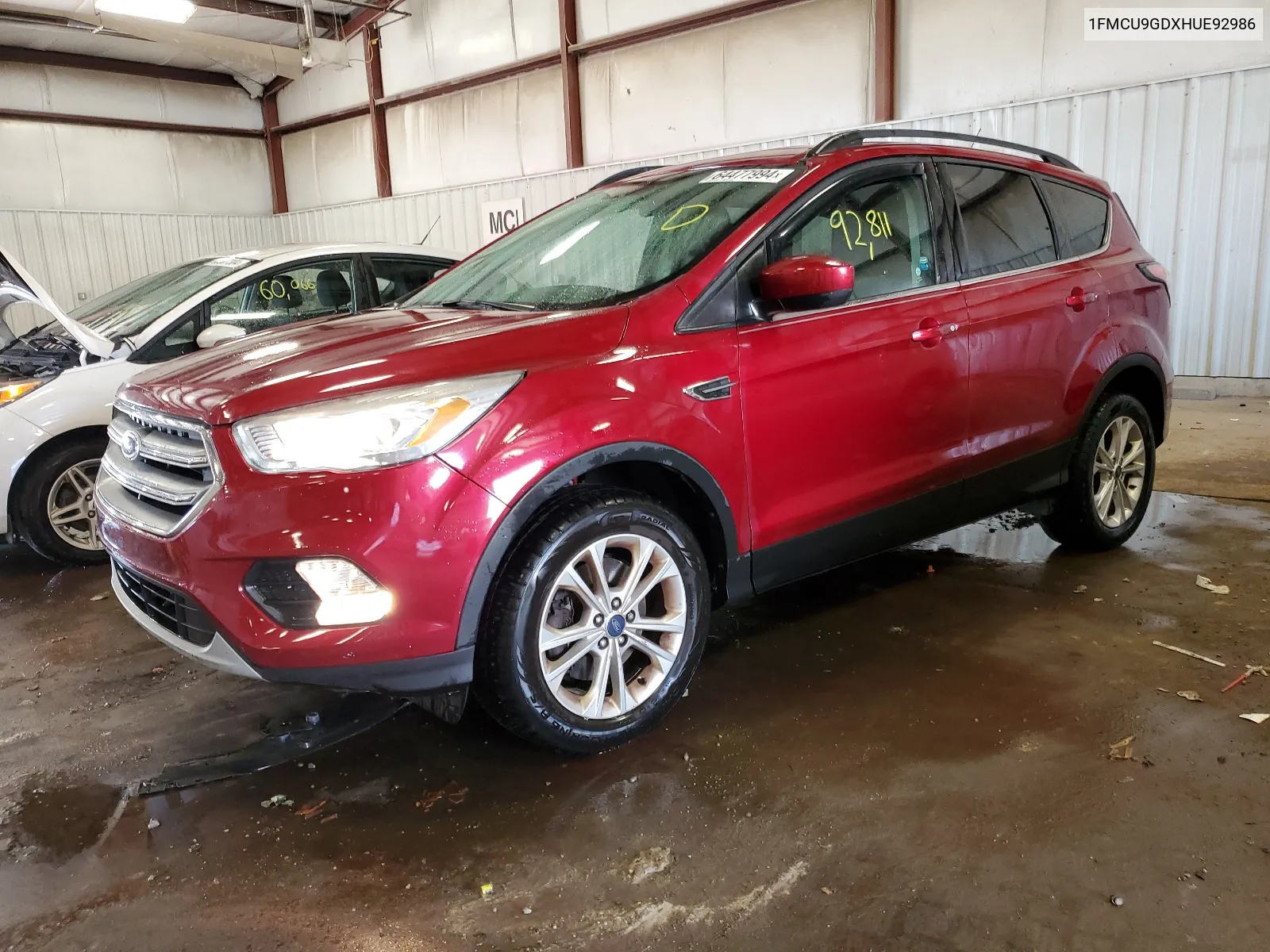 2017 Ford Escape Se VIN: 1FMCU9GDXHUE92986 Lot: 64477994