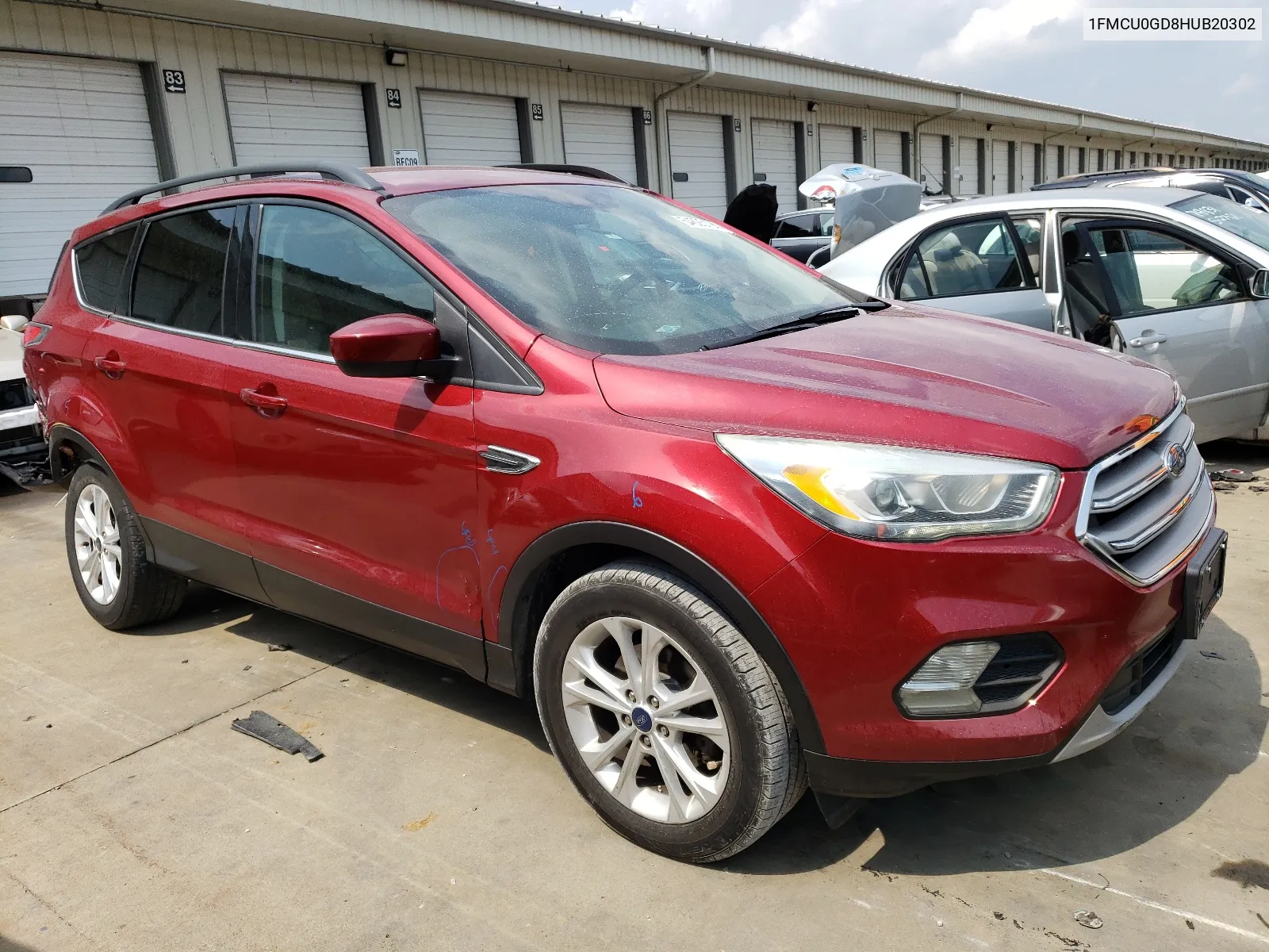 2017 Ford Escape Se VIN: 1FMCU0GD8HUB20302 Lot: 64693194