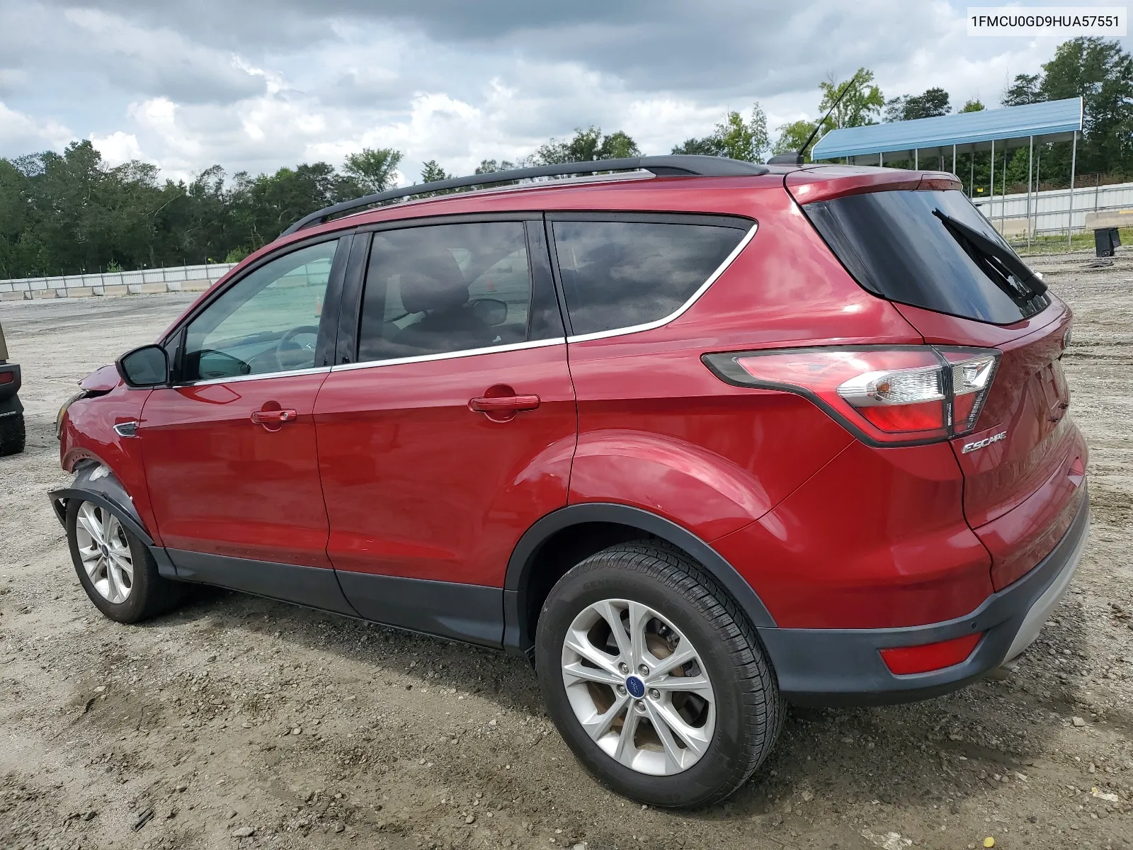 2017 Ford Escape Se VIN: 1FMCU0GD9HUA57551 Lot: 64977984