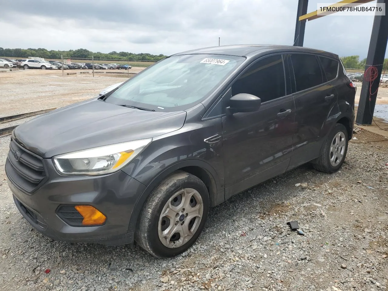 2017 Ford Escape S VIN: 1FMCU0F78HUB64716 Lot: 65007964