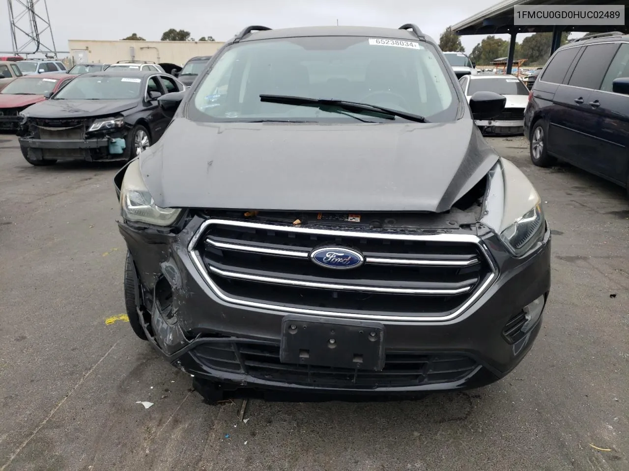 2017 Ford Escape Se VIN: 1FMCU0GD0HUC02489 Lot: 65238034