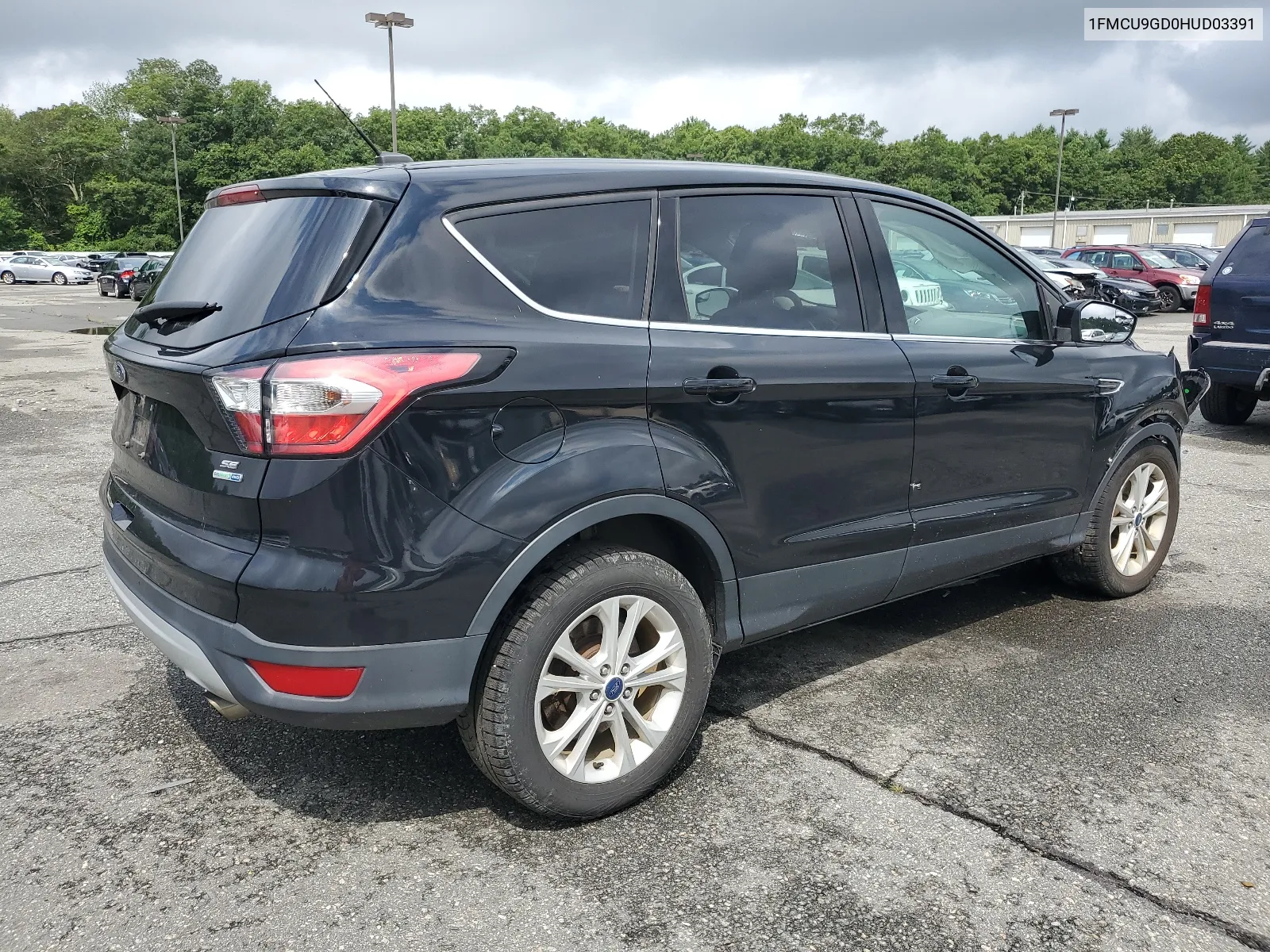 2017 Ford Escape Se VIN: 1FMCU9GD0HUD03391 Lot: 65330354