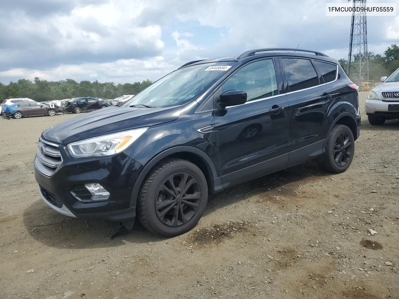 2017 Ford Escape Se VIN: 1FMCU0GD9HUF05559 Lot: 65448684