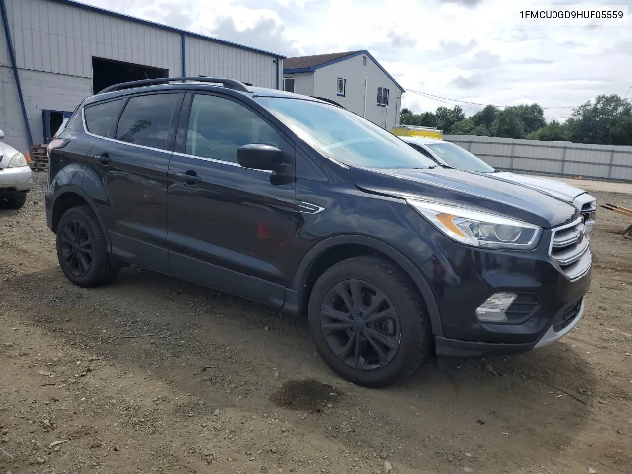 2017 Ford Escape Se VIN: 1FMCU0GD9HUF05559 Lot: 65448684