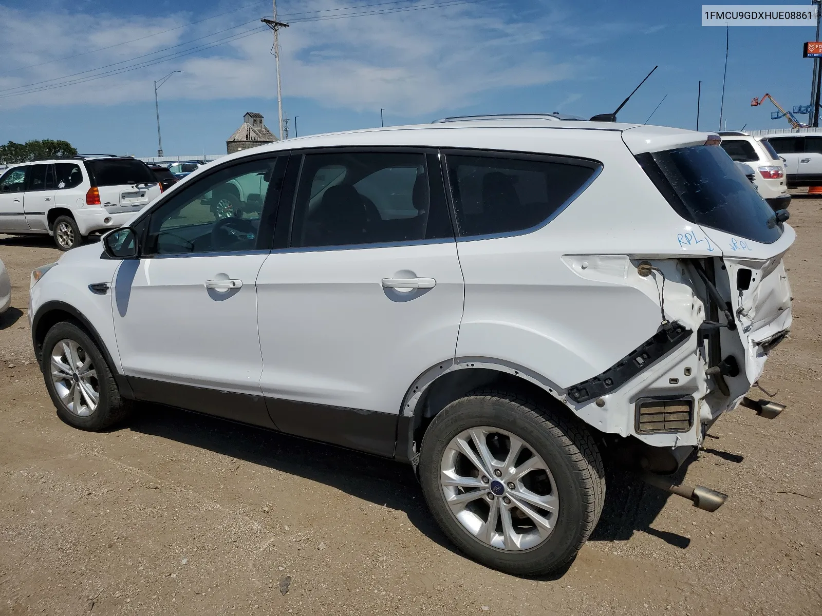 2017 Ford Escape Se VIN: 1FMCU9GDXHUE08861 Lot: 65583534