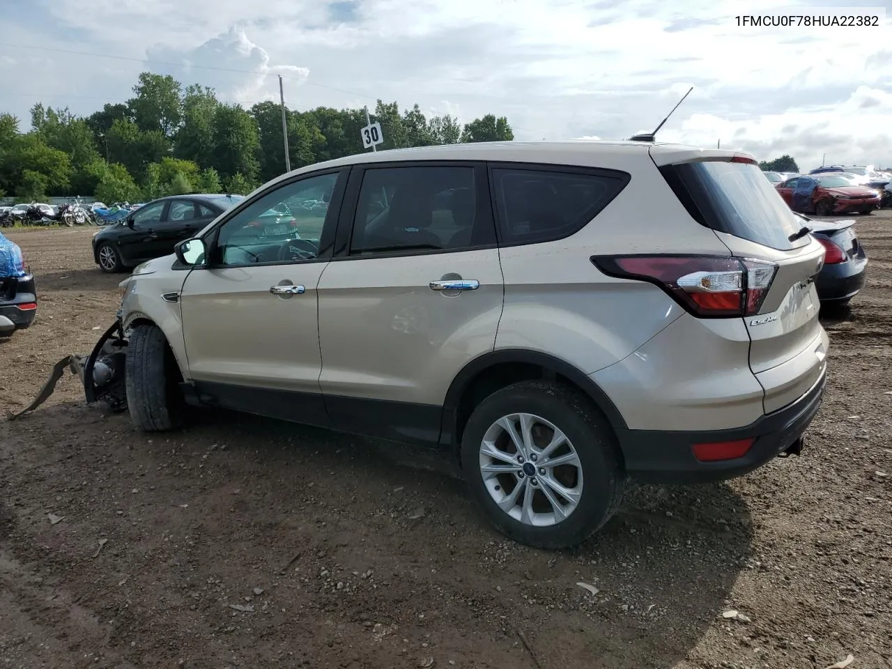 2017 Ford Escape S VIN: 1FMCU0F78HUA22382 Lot: 65676864