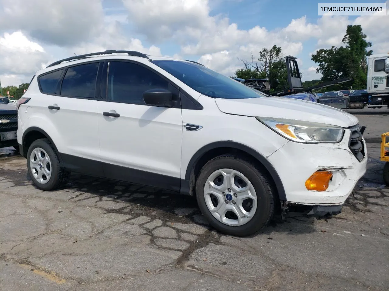 2017 Ford Escape S VIN: 1FMCU0F71HUE64663 Lot: 65750074