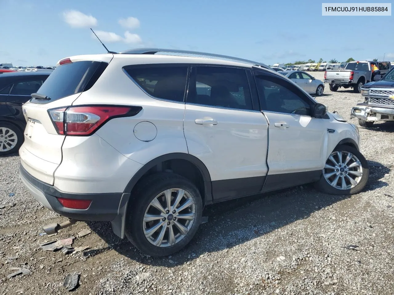 2017 Ford Escape Titanium VIN: 1FMCU0J91HUB85884 Lot: 65754864